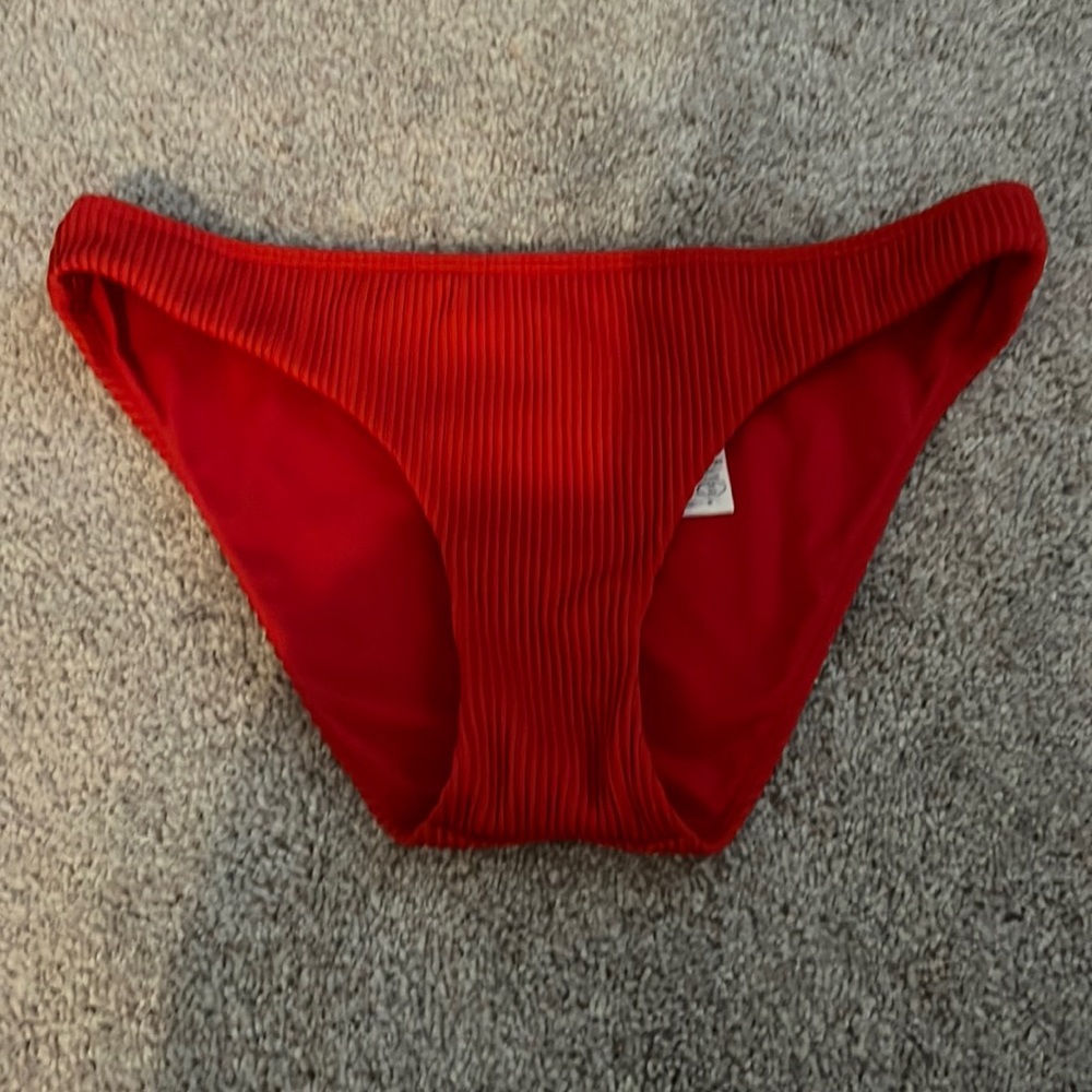 Red bikini bottoms